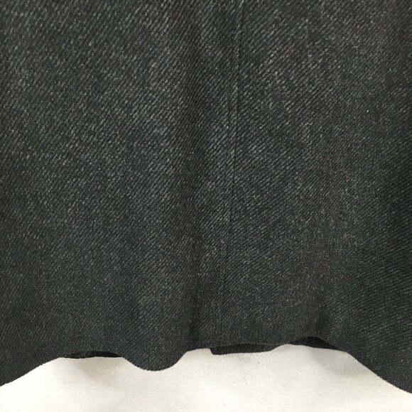 Kenneth Cole Jacket Mens Extra Large Gray Black Wool Blend Military Coat Lined - Picture 12 of 16